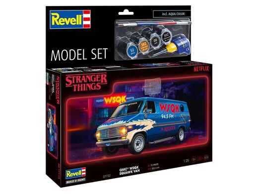 Model Set GMC® WSQK Squawk Van Stranger Things 1/25 - Revell 67732