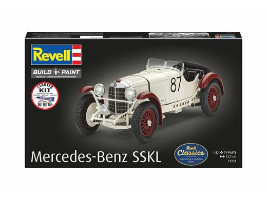 Maquette voiture : Starter Kit Mercedes-Benz SSKL 1/32 - Revell 77737
