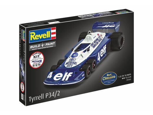 Coffret cadeau voiture : Starter Kit Tyrrel P34/2 - 1/32 - Revell 77741