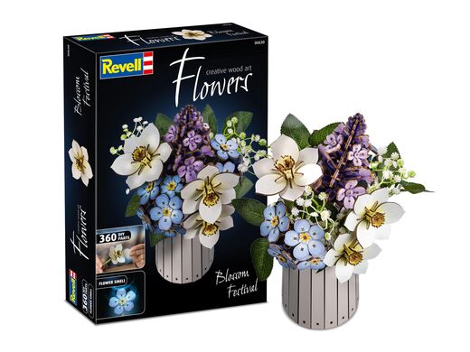 Maquette en bois pour débutant : Fleurs en Bois : Festival fleuri - Revell 00630