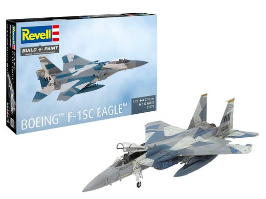 Maquette avion de combat monoplace : Boeing F-15C Eagle 1/72 - Revell 03778
