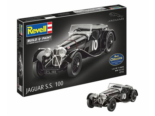 Maquette voiture britannique : Jaguar SS 100 1/32 - Revell 07752