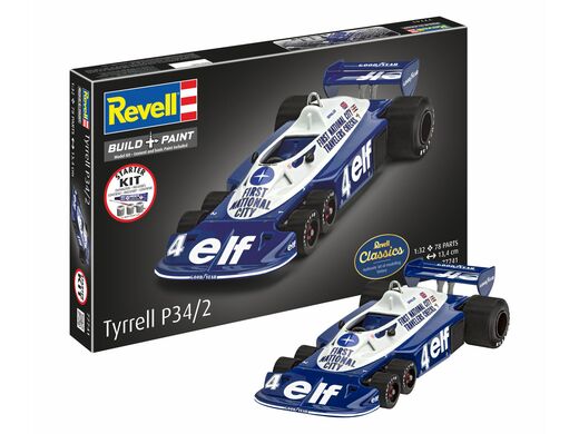 Coffret cadeau voiture : Starter Kit Tyrrel P34/2 - 1/32 - Revell 77741