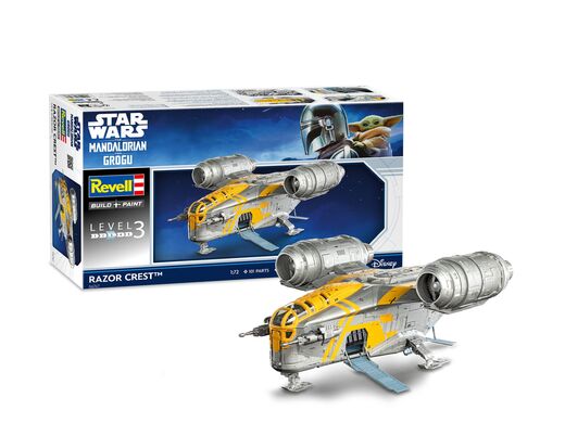 Maquette Star Wars : The Mandalorian and Grogu: Razor Crest 1/72 - Revell 06747
