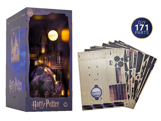 Serre-livres Bois Harry Potter : Château de Poudlard - Revell 00544
