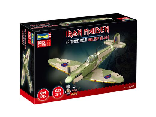 Maquette avion militaire : Iron Maiden Spitfire MK.II Aces High 1/18 - Revell 00962