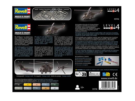 Maquette hélicoptère : Westland Puma HC.1 1/144 - Revell 03746