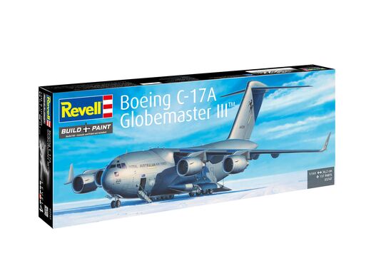 Maquette avion militaire : Boeing C-17A Globemaster III 1/144 - Revell 03747