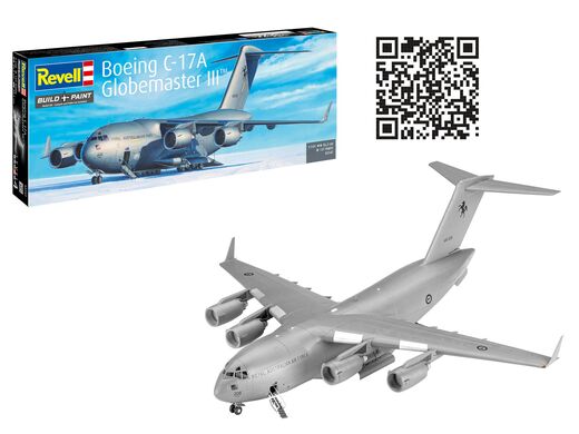 Maquette avion militaire : Boeing C-17A Globemaster III 1/144 - Revell 03747