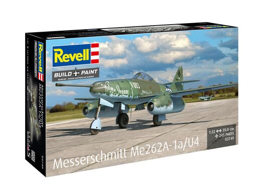 Maquettes avions : Messerschmitt Me262A-1a/U4 1/32 - Revell 03749