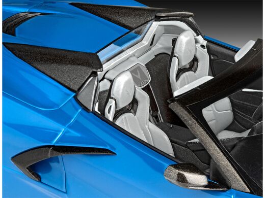 Maquette voiture de sport : Model Set Corvette C8 Cabriolet 1/25- Revell 67750