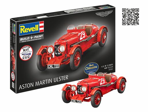 Maquette voiture : Starter Kit Aston Martin Ulster 1/32 - Revell 77751