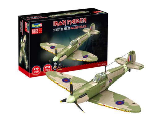 Maquette avion militaire : Iron Maiden Spitfire MK.II Aces High 1/18 - Revell 00962