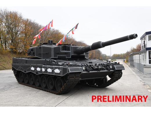 Maquette militaire : Tank Leopard 2A4 - Déco Spéciale 40e Anniversaire 1/35 - Revell 03368