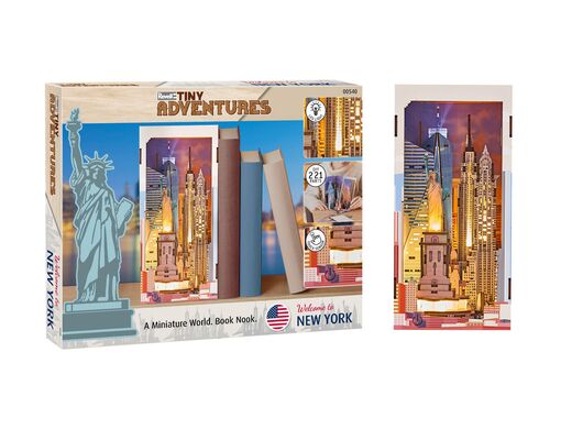 Serre-livres en bois : Tiny Adventures « New York » - Revell 00540