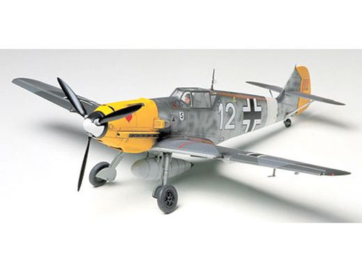 Maquette d'avion militaire : Messerchmitt BF109E-4/7 Trop - 1:48 - Tamiya 61063