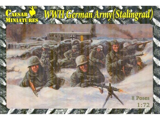 Figurines militaires : Troupes allemandes - Bataille de Stalingrad - 1:72 - Caesar HB009