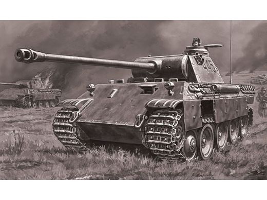 Maquette militaire : Char d'assaut Panther Ausf.D - 1/35 - Zvezda 3678