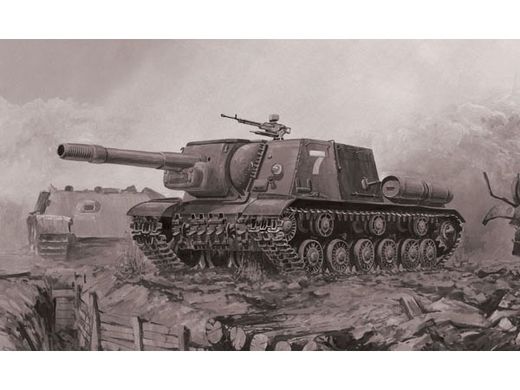 Maquette militaire : Char d'assaut ISU-152- 1/72 - Zvezda 5026