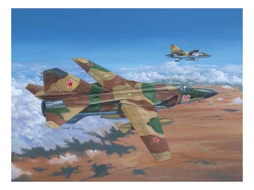 Maquette avion militaire : MIG-23ML "Flogger-G" - 1:48 - Trumpeter 02855