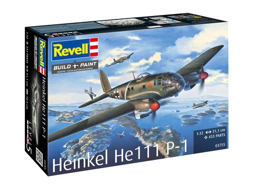 Maquette avion militaire : Heinkel He 111P-1 1/32 - Revell 03755  3755