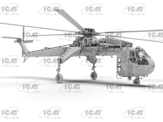 Maquette hélicoptère : Sikorsky CH-54A Tarhe. US Heavy Helicopter 1/72 - ICM 72001