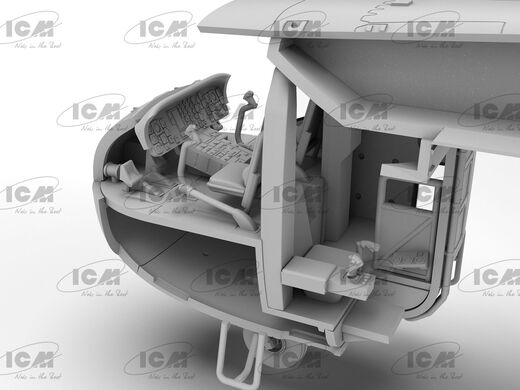 Maquette hélicoptère : Sikorsky CH-54A Tarhe. US Heavy Helicopter 1/72 - ICM 72001