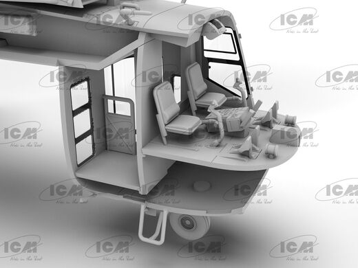 Maquette hélicoptère : Sikorsky CH-54A Tarhe. US Heavy Helicopter 1/72 - ICM 72001