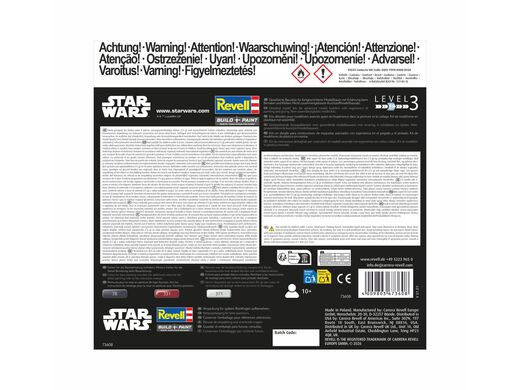 Maquette Star Wars : Starter Kit ARC-170 Fighter 1/83 - Revell 73608
