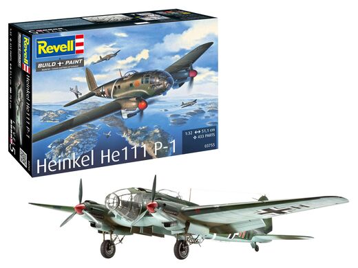Maquette avion militaire : Heinkel He 111P-1 1/32 - Revell 03755  3755