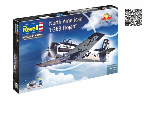 Maquette avion US : Flying Bulls T-28 Trojan 1/48 - Revell 05635, 5635