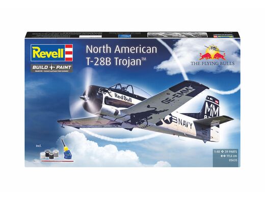 Maquette avion US : Flying Bulls T-28 Trojan 1/48 - Revell 05635, 5635