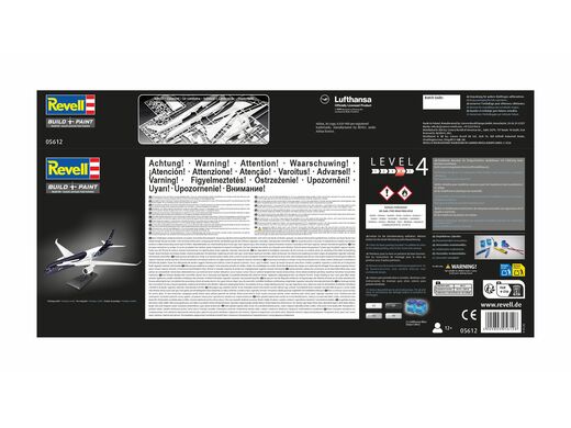 Coffret Cadeau avion A350-900 - Lufthansa 100 Ans 1/144 - Revell 05612 5612