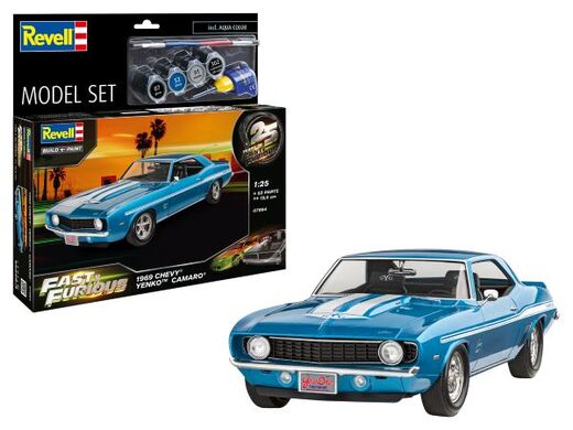 Maquette Model set Fast & Furious 1969 Chevy Camaro Yenko 1/25 - Revell 67694
