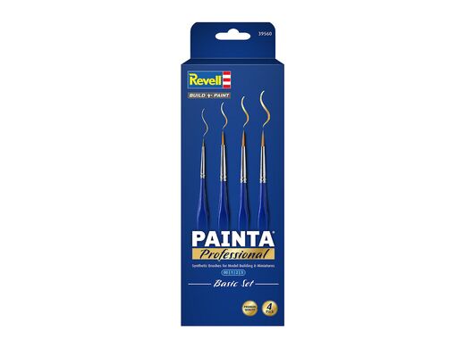 Set de 4 brosses : Painta Professional pinceaux Basic Set - Revell 39560