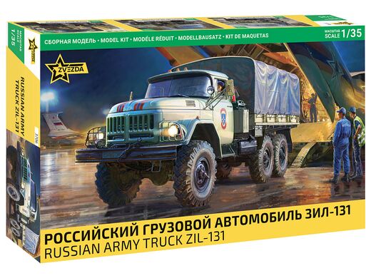 Maquette militaire : Camion de l'armée russe ZIL-131 1/35 - Zvezda 3706
