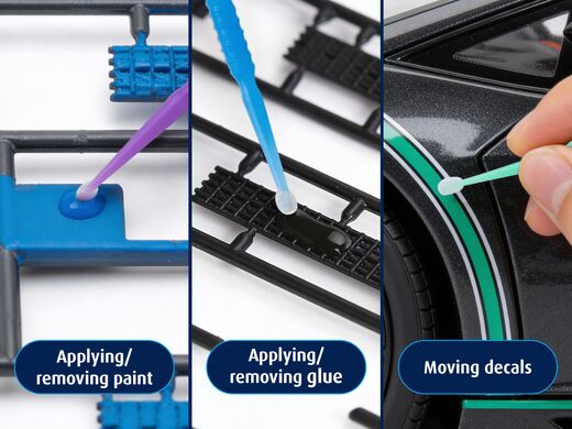 Accessoires de modélisme : 100 Micro applicateurs de précision - Revell 39619