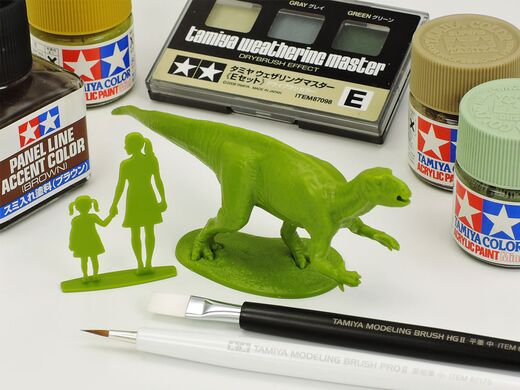 Maquette de dinosaure à clipser et à peindre : Fukuisaurus au 1/35 - Tamiya 28502