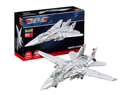Maquette avion militaire : Maverick's F-14A Tomcat Top Gun Brick System 1/32 - Revell 00963