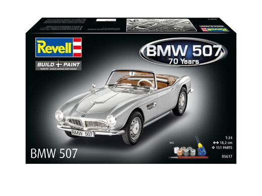 Coffret Cadeau voiture BMW 507 - 70 Years of BMW 507 1/24 - Revell 05617 5617