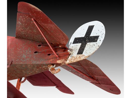 Maquette avion militaire allemand : Fokker Triplane DR.1 - 75 ans 1/28 - Revell 03762  3762