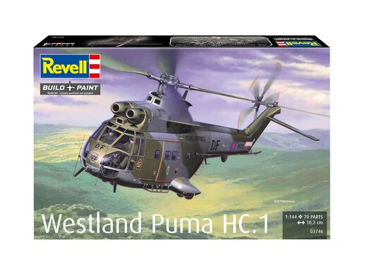 Maquette hélicoptère : Model set Westland Puma HC.1 1/144 - Revell 63746