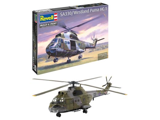 Maquette d'hélicoptère : SA 330/Westland Puma HC.1 au 1/32 - Revell 03758  3758
