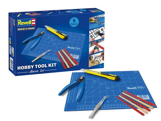 Accessoires de modélisme : Set d'outils revell 9 pièces - Revell 39639