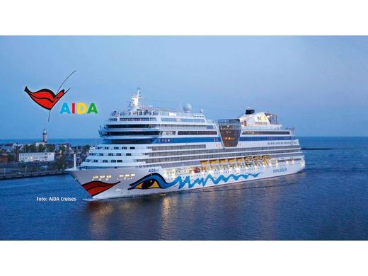 Maquette de navire de croisière : AIDA (blu, sol, mar, stella) - 1:400 - Revell 05230