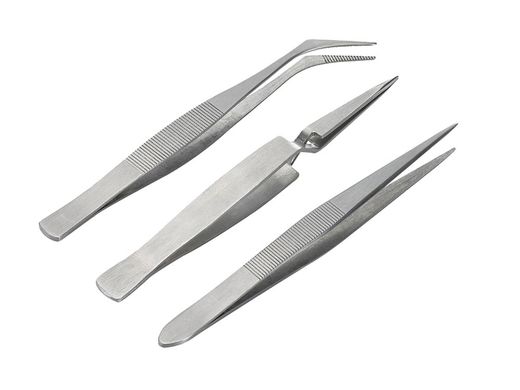 Outils de modélisme : Set de 3 pincettes - Revell 39063