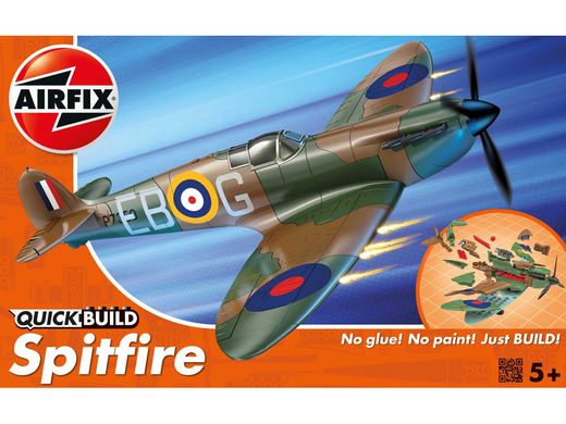 Quick Build - Maquette avion militaire : Spitfire - Airfix J6000
