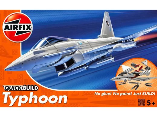 Quick Build - Maquette avion militaire : Eurofighter Typhoon - Airfix J6002