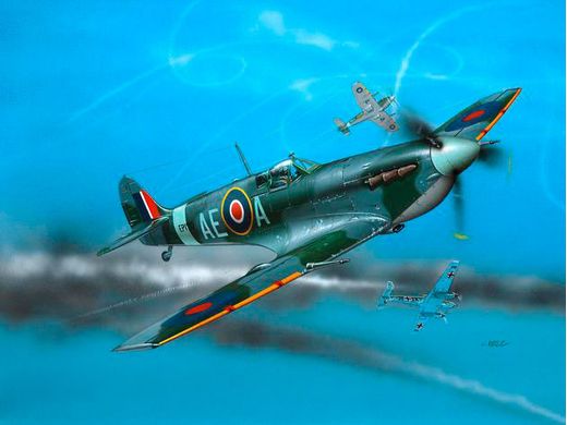 Maquette d'avion : Chasseur anglais Spitfire Mk.V - Revell 04164