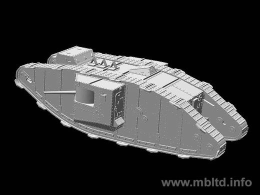 Maquette militaire : Char britannique Mk. II "Male" - 1:72 - Masterbox 72005